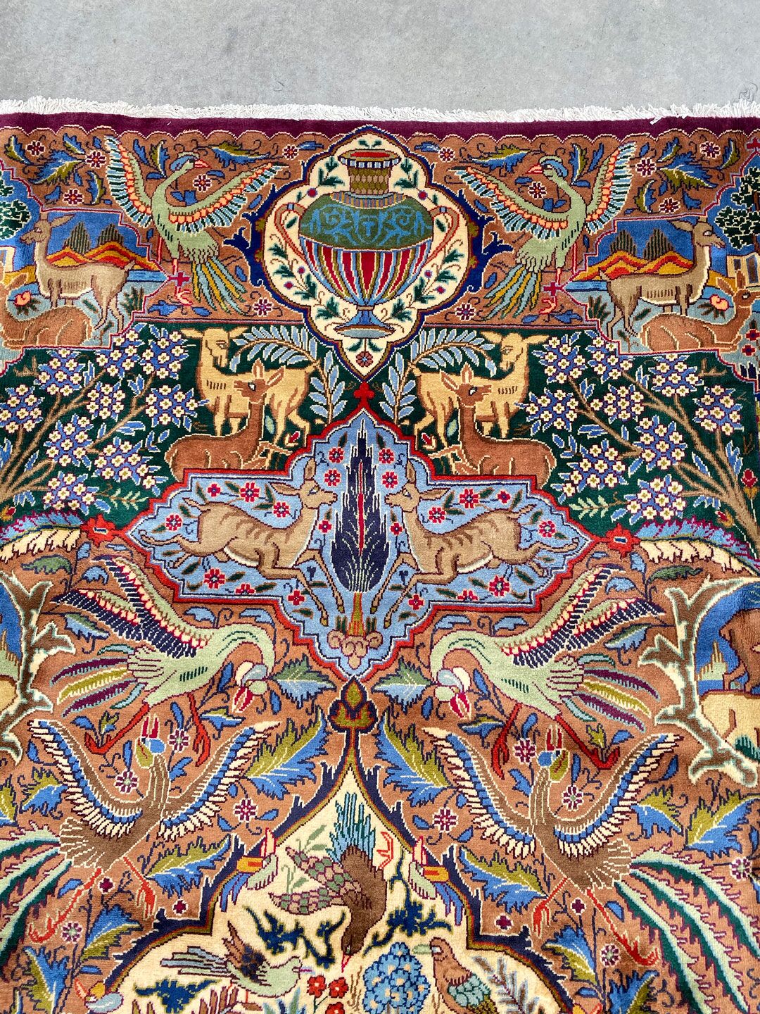 4x3M Pictorial Garden Of Eden Kashmar Rug - Image 11
