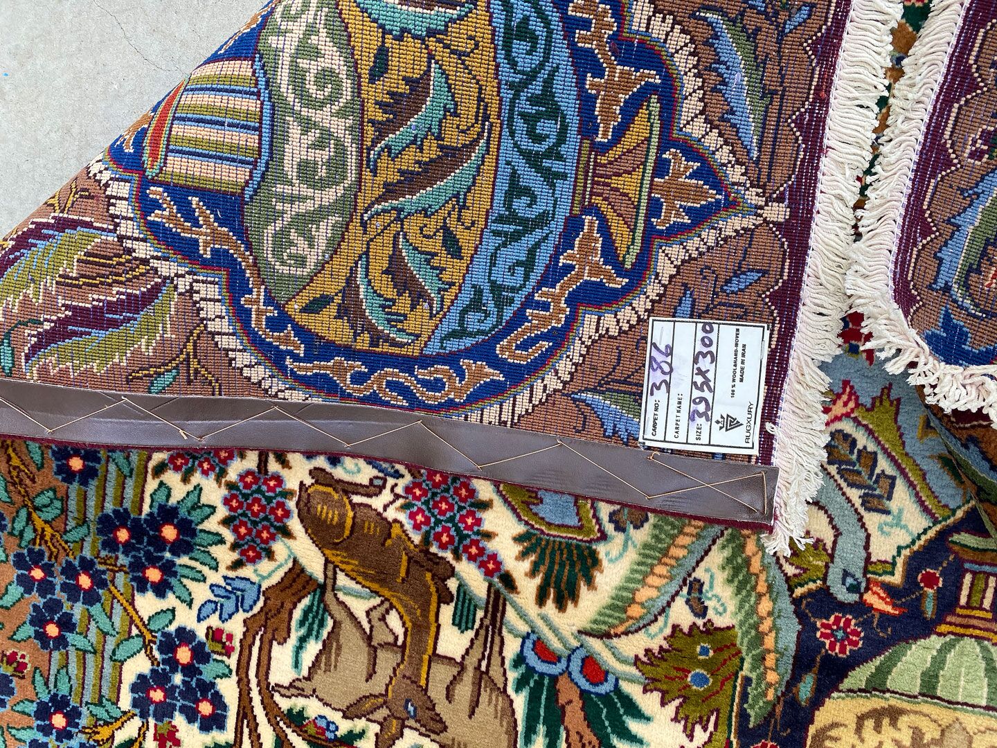 4x3M Pictorial Garden Of Eden Kashmar Rug - Image 9
