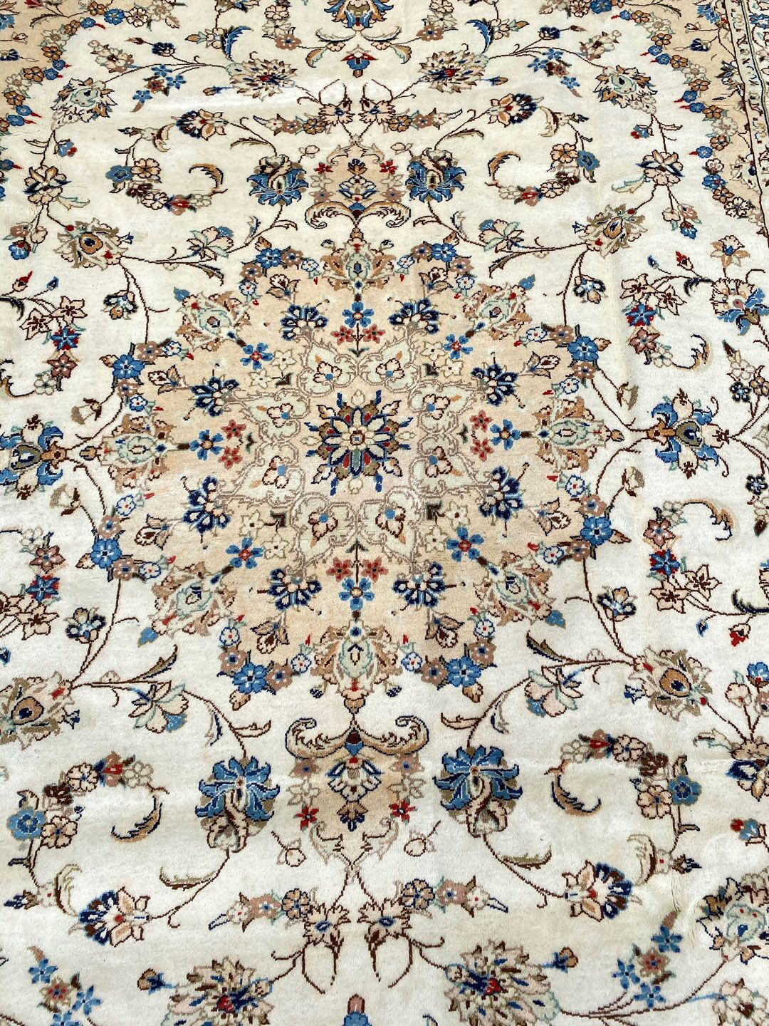 3.3x2.5M Beige Persian Kashan
