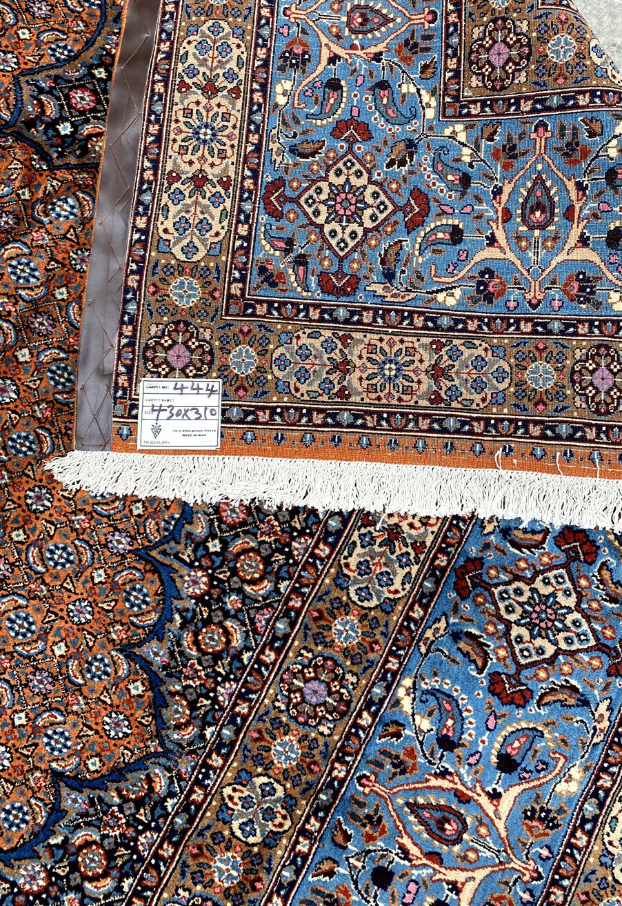 4.3x3.1M Signed Masterpiece Mood Persian Rug (Wool&Silk 60 Raj) - Image 18