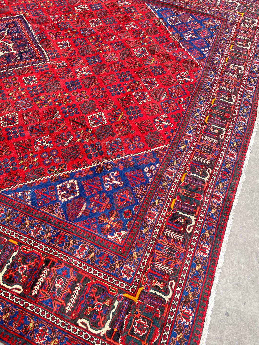 4x3M Vintage Joshaghan Persian Rug - Image 7