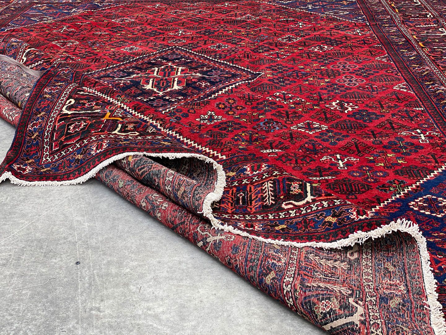 4x3M Vintage Joshaghan Persian Rug - Image 8