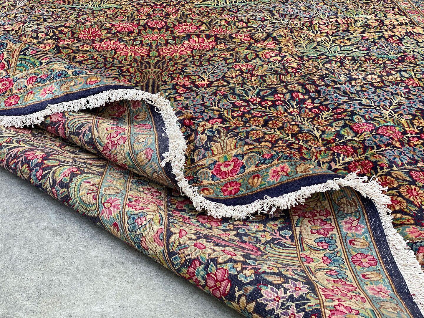 4x3M Fine Persian Kerman Rug - Image 7