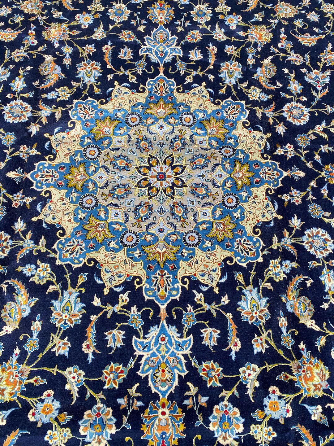 4.4x3.1M Signed Persian Kashan - Image 4