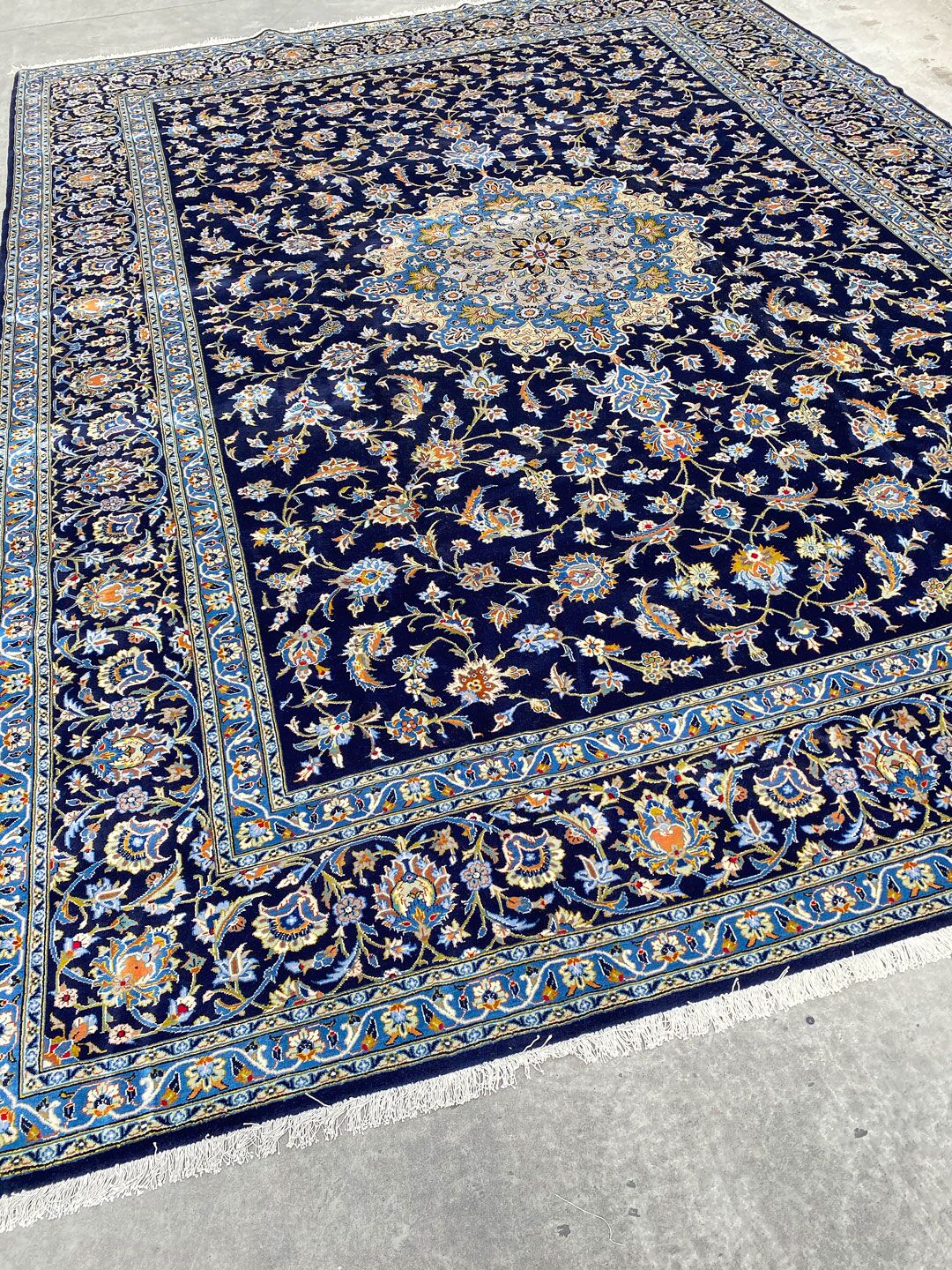 4.4x3.1M Signed Persian Kashan - Image 8