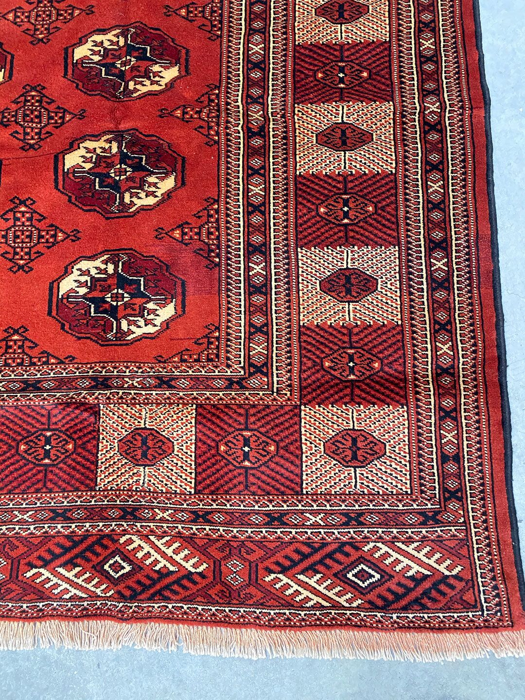 3.8x2.5M Persian Turkaman Rug - Image 4