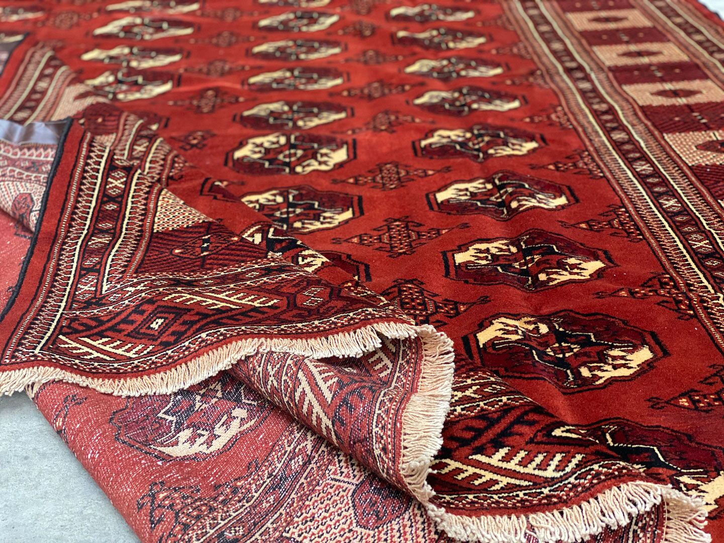 3.8x2.5M Persian Turkaman Rug - Image 2