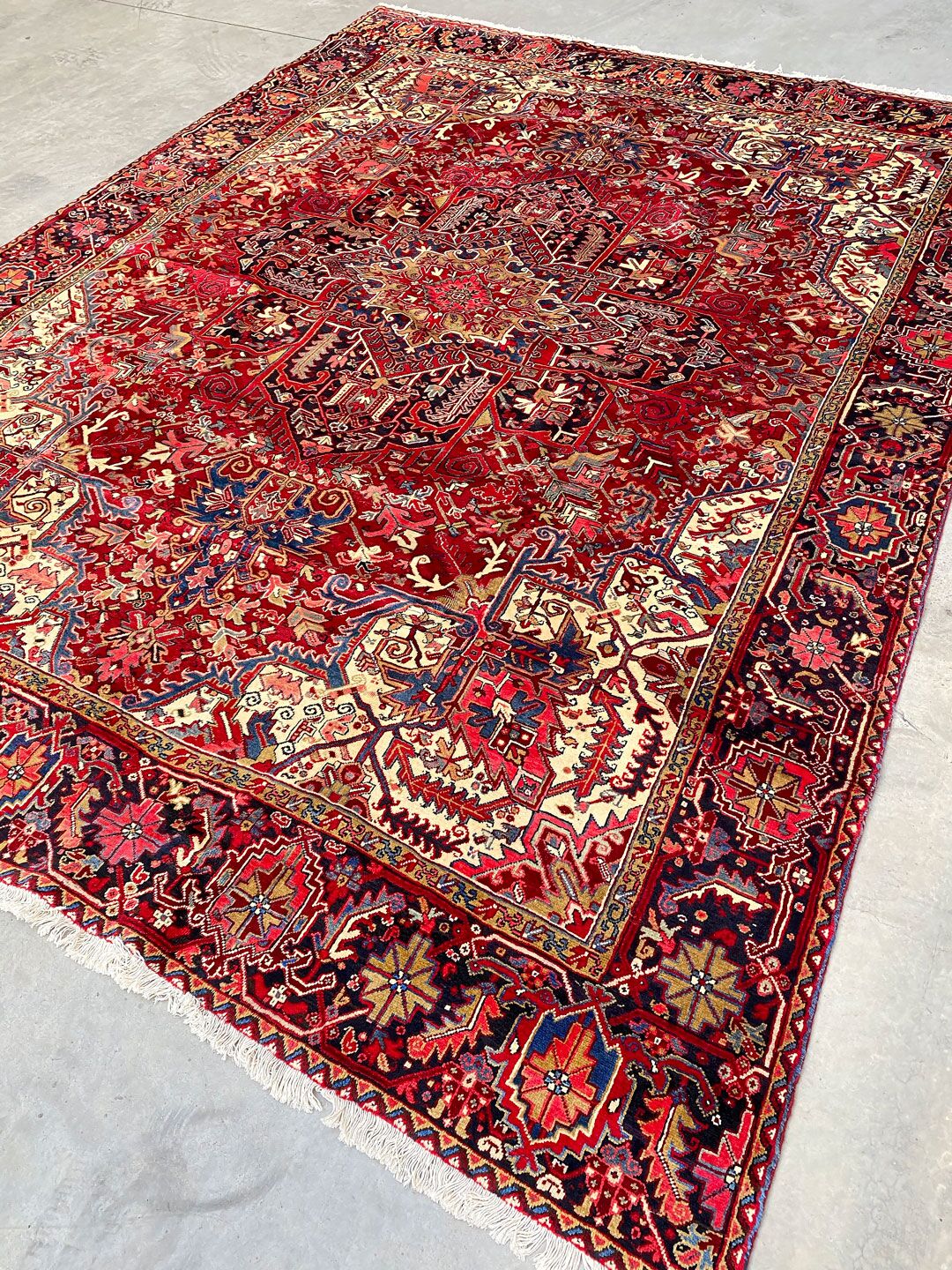 4x3M Fine Genuine Heriz Persian Rug - Image 7