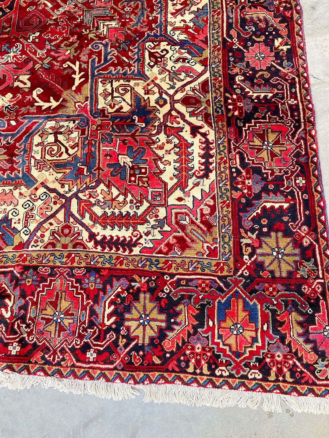 4x3M Fine Genuine Heriz Persian Rug - Image 6
