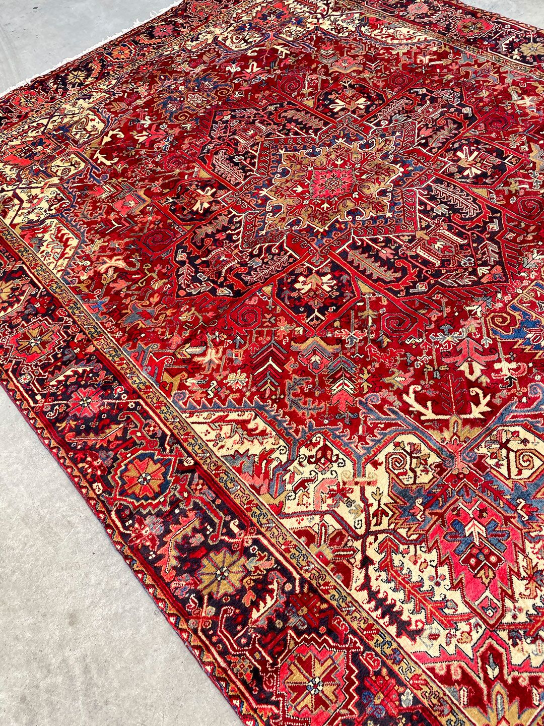 4x3M Fine Genuine Heriz Persian Rug - Image 3