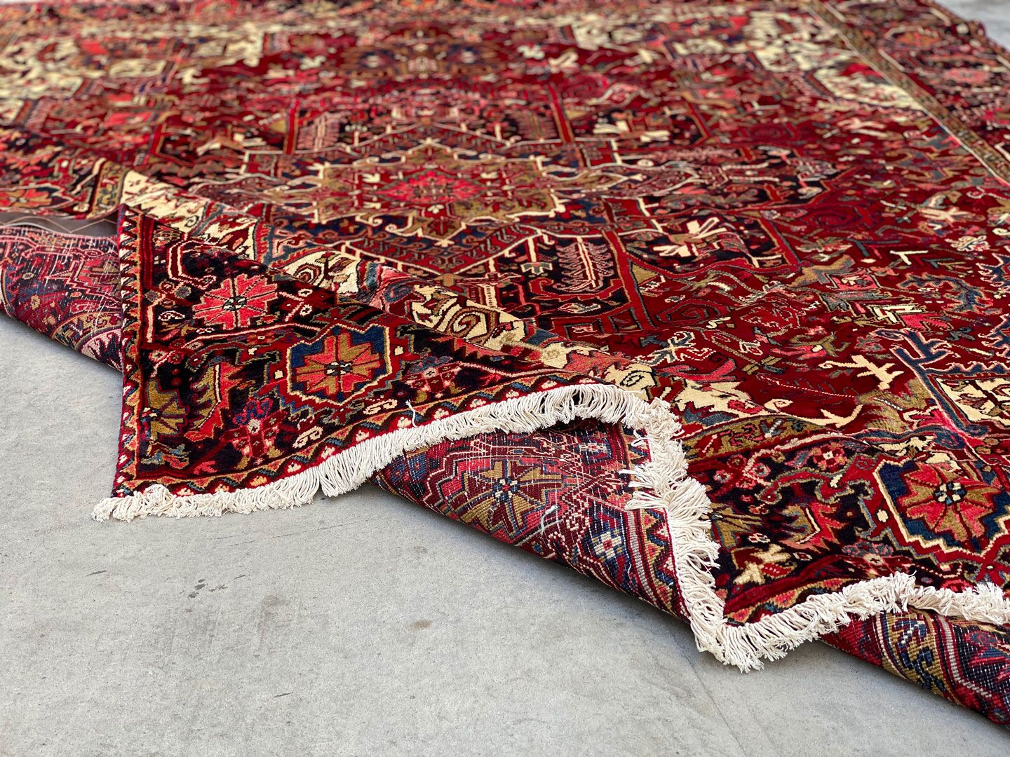 4x3M Fine Genuine Heriz Persian Rug - Image 8