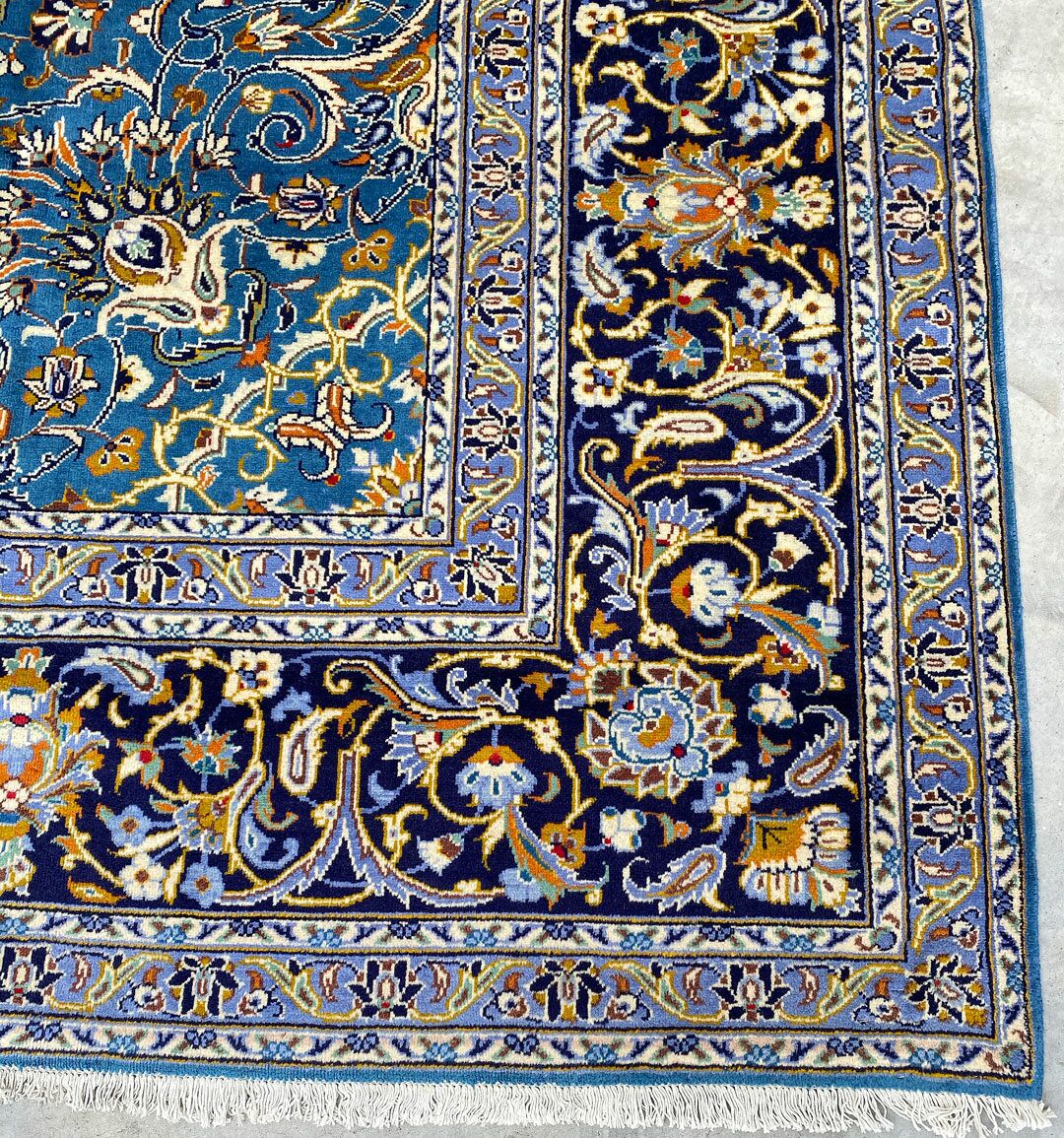 4x3M Persian Kashan Rug - Image 4