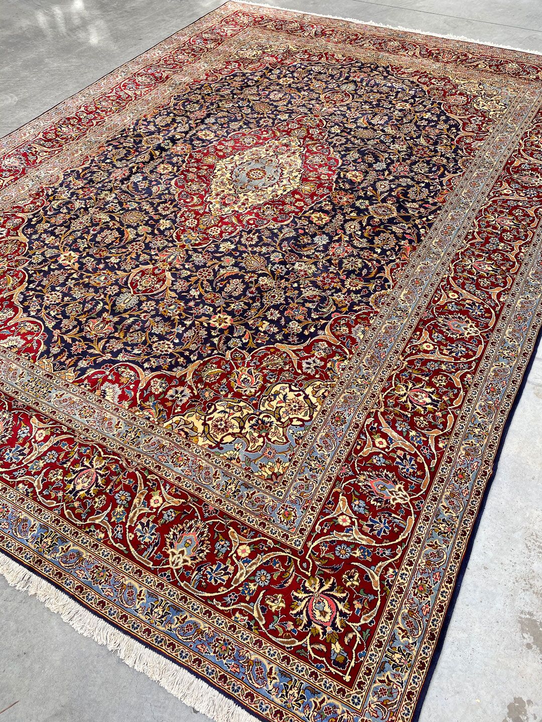 4x3M Fine Royal Traditional Persian Kashan Rug - Image 3