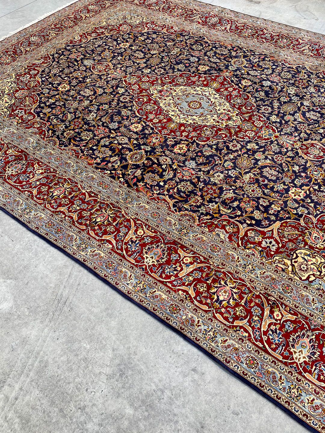 4x3M Fine Royal Traditional Persian Kashan Rug - Image 6