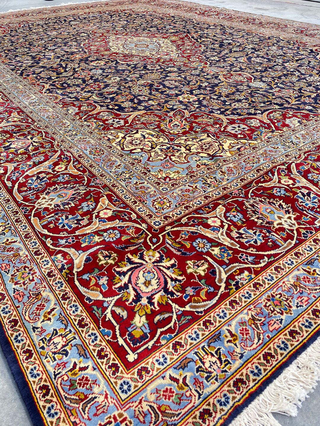 4x3M Fine Royal Traditional Persian Kashan Rug - Image 7