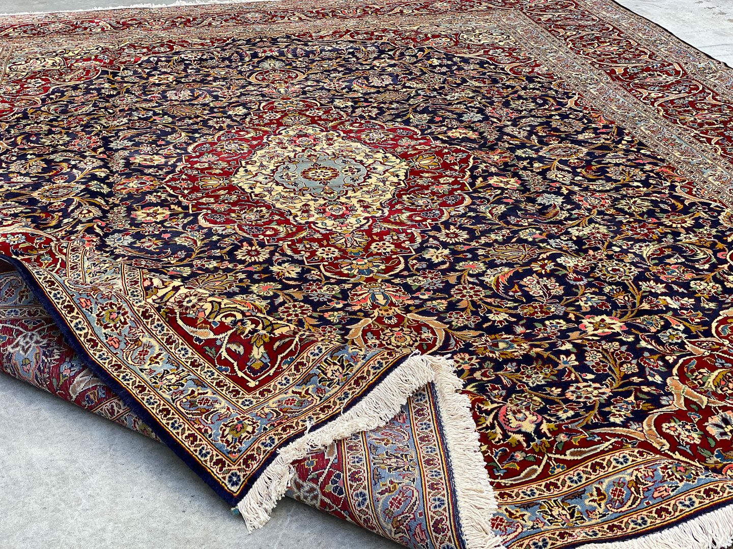4x3M Fine Royal Traditional Persian Kashan Rug - Image 8