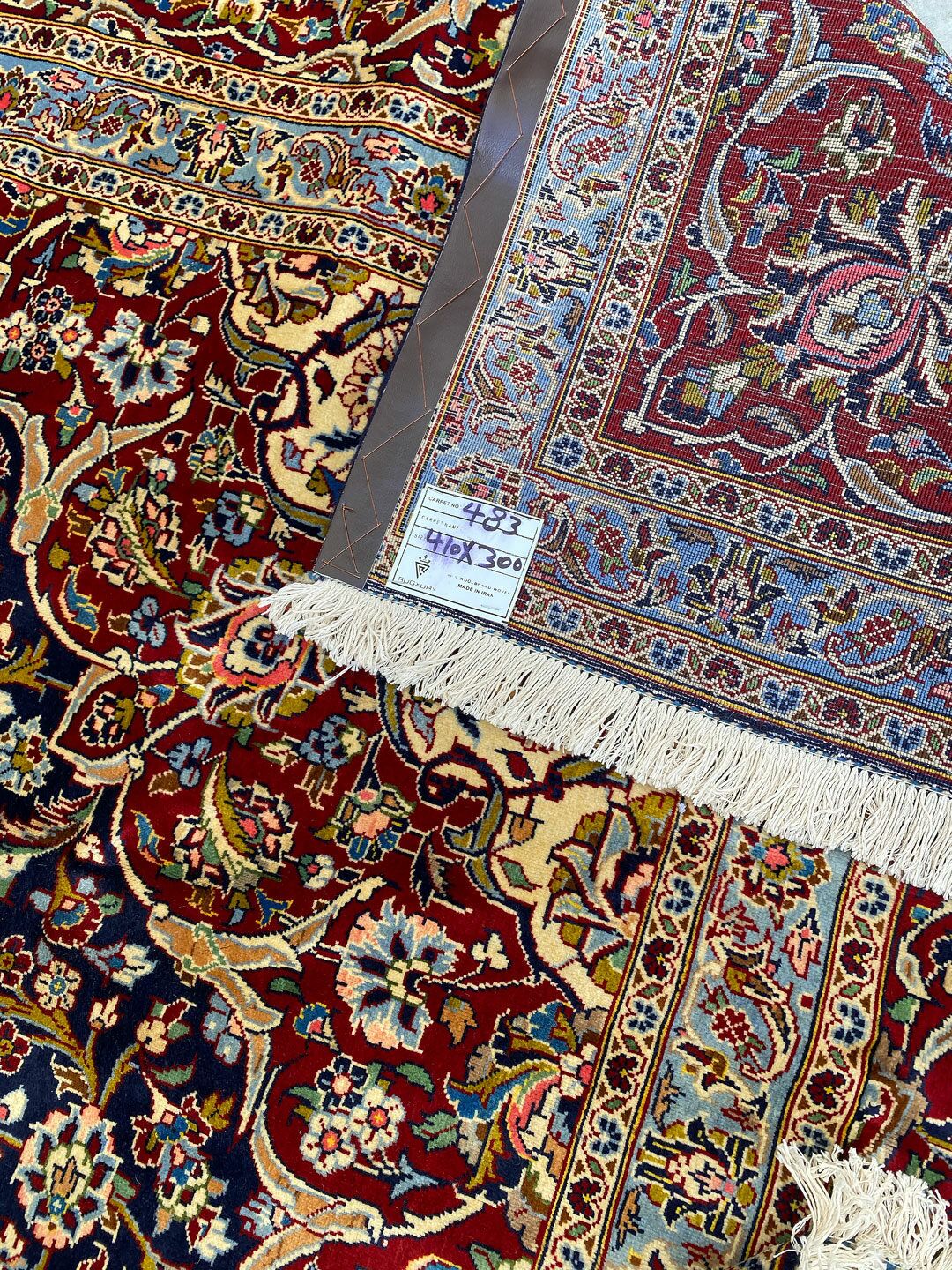 4x3M Fine Royal Traditional Persian Kashan Rug - Image 9