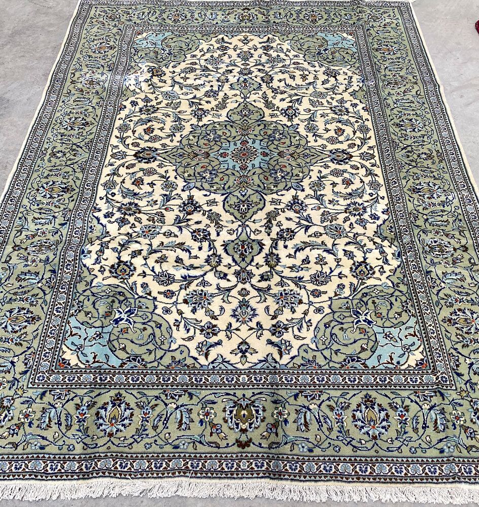 3x2M Beige Persian Kashan