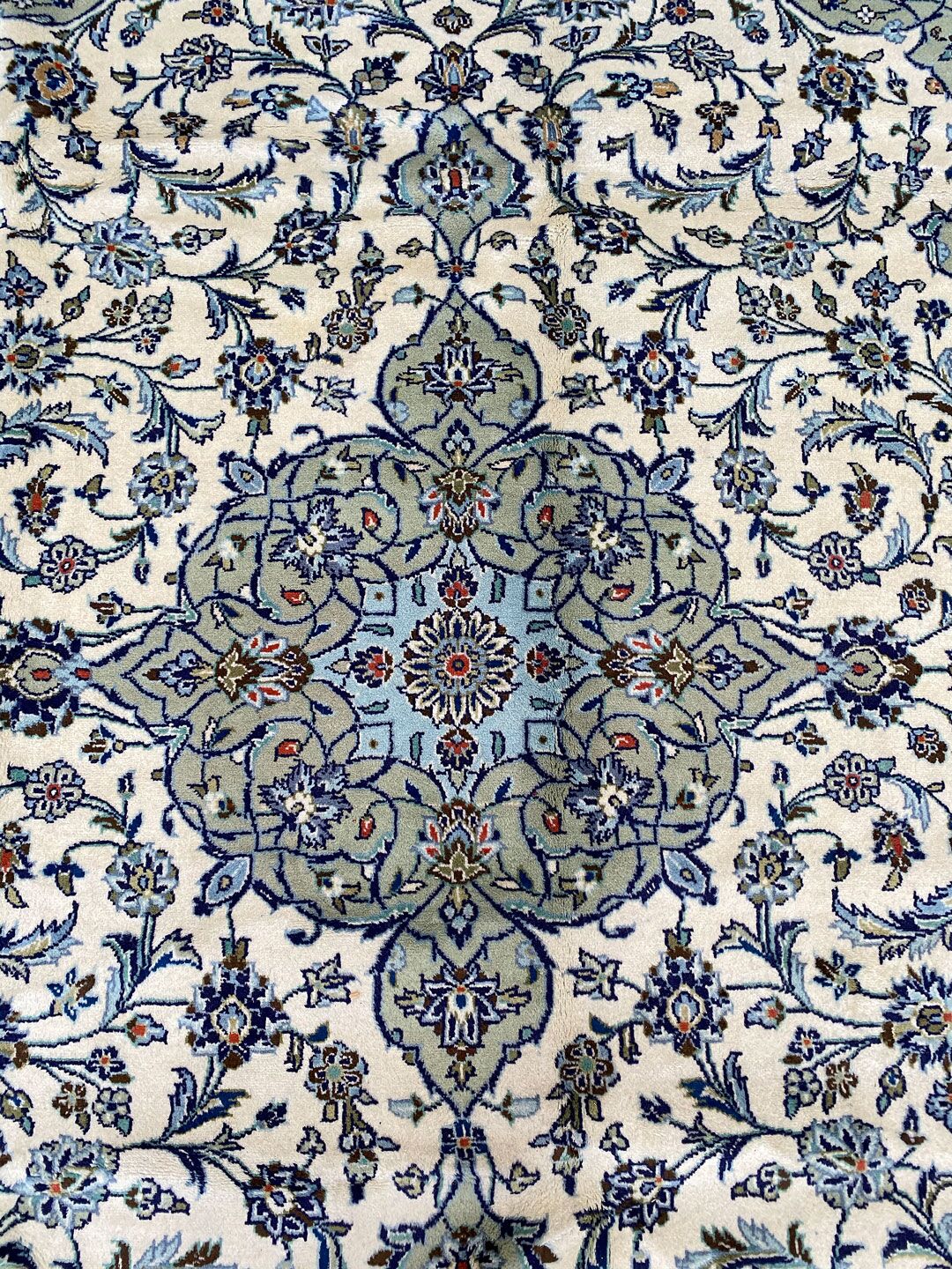3x2M Beige Persian Kashan - Image 6