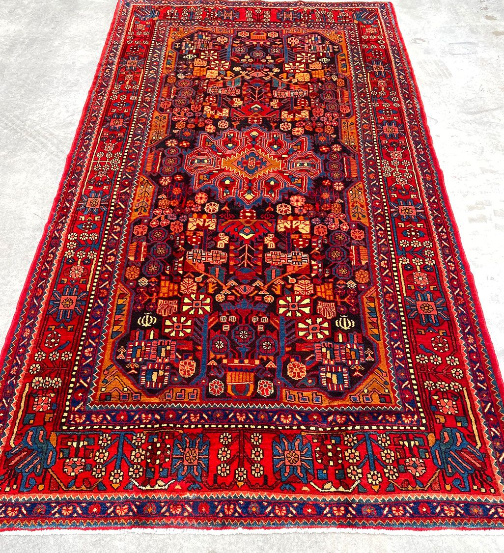 3.3x1.7M Tribal Nahavand Rug