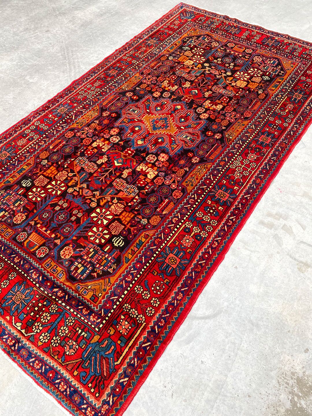 3.3x1.7M Tribal Nahavand Rug - Image 2