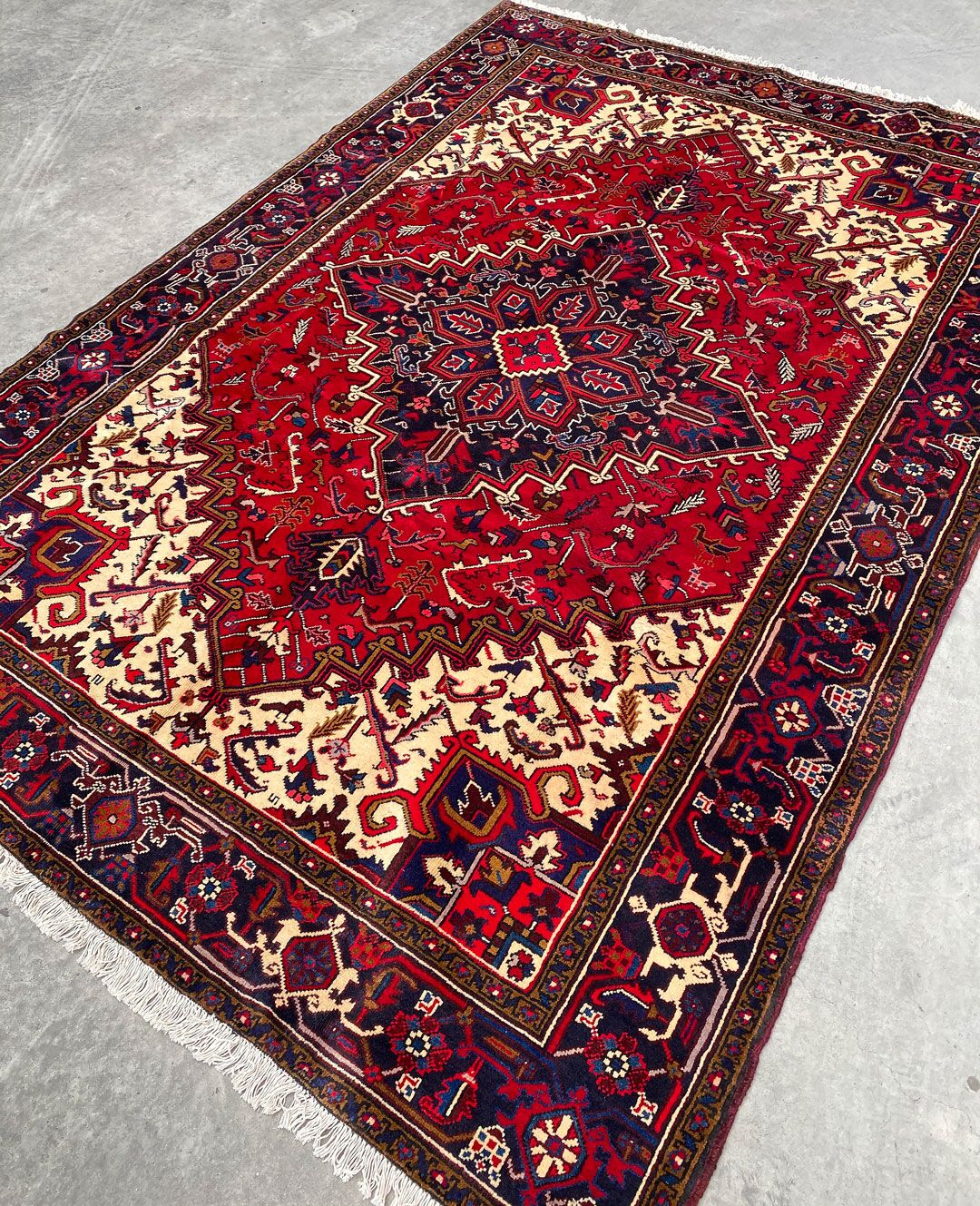 3x2.1M Fine Heriz Persian Rug - Image 3