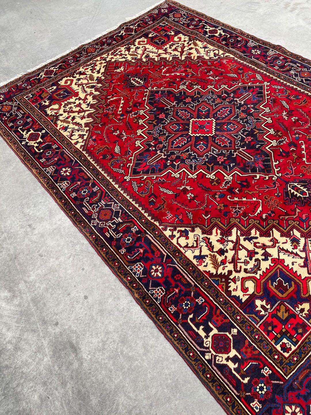 3x2.1M Fine Heriz Persian Rug - Image 5