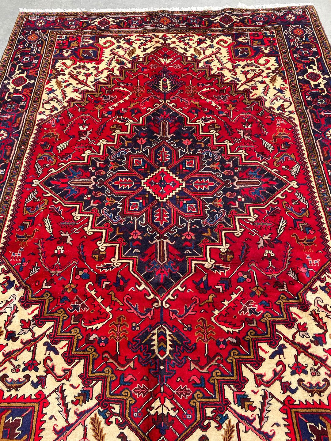 3x2.1M Fine Heriz Persian Rug