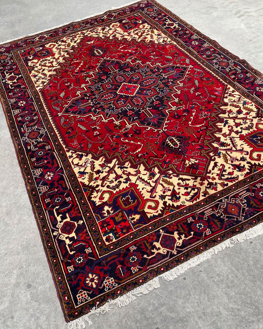 3x2.1M Fine Heriz Persian Rug - Image 7