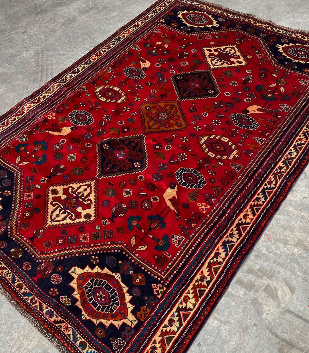 2.6x1.8M Qashghai Shiraz Rug - Image 6