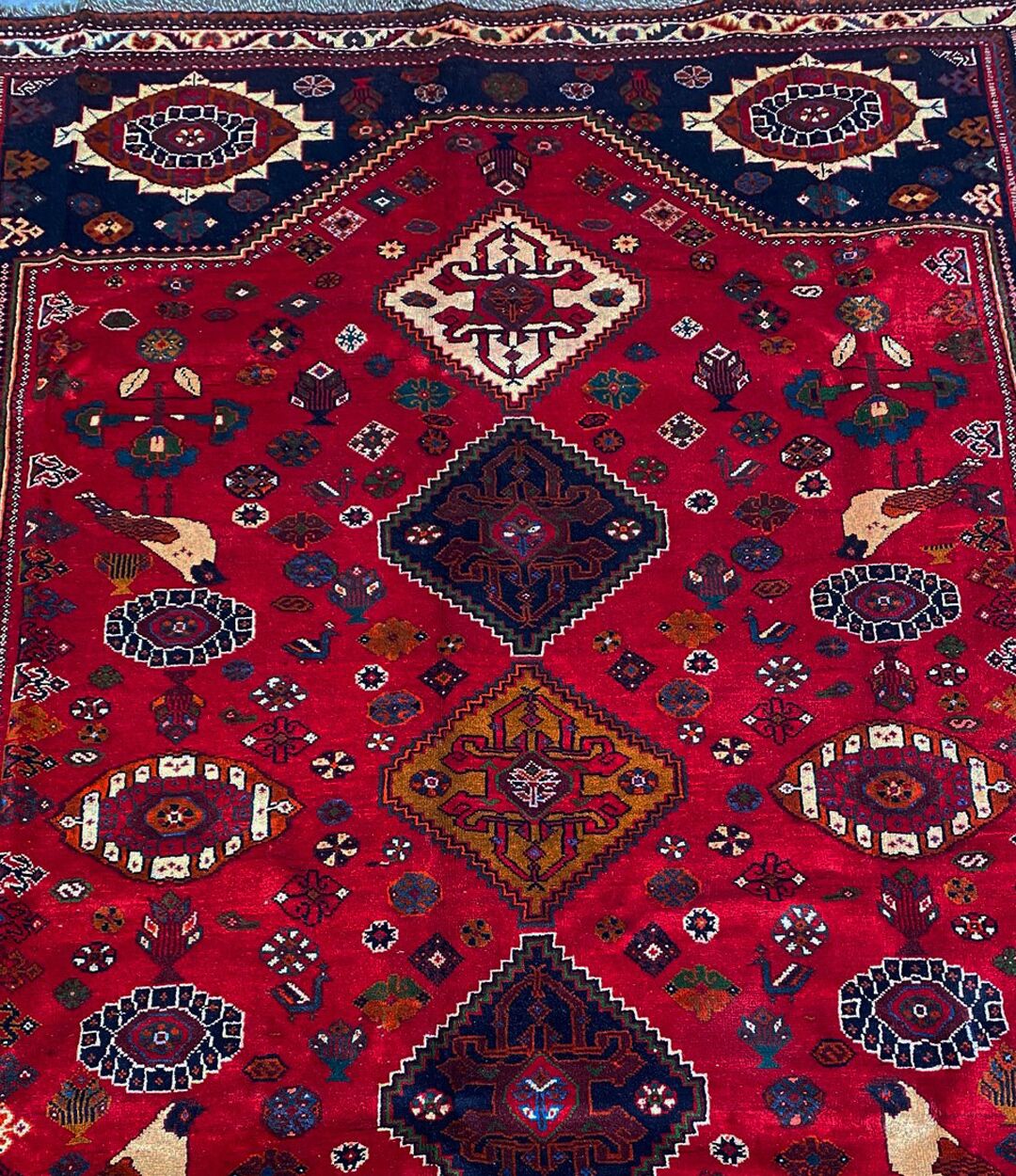2.6x1.8M Qashghai Shiraz Rug - Image 7