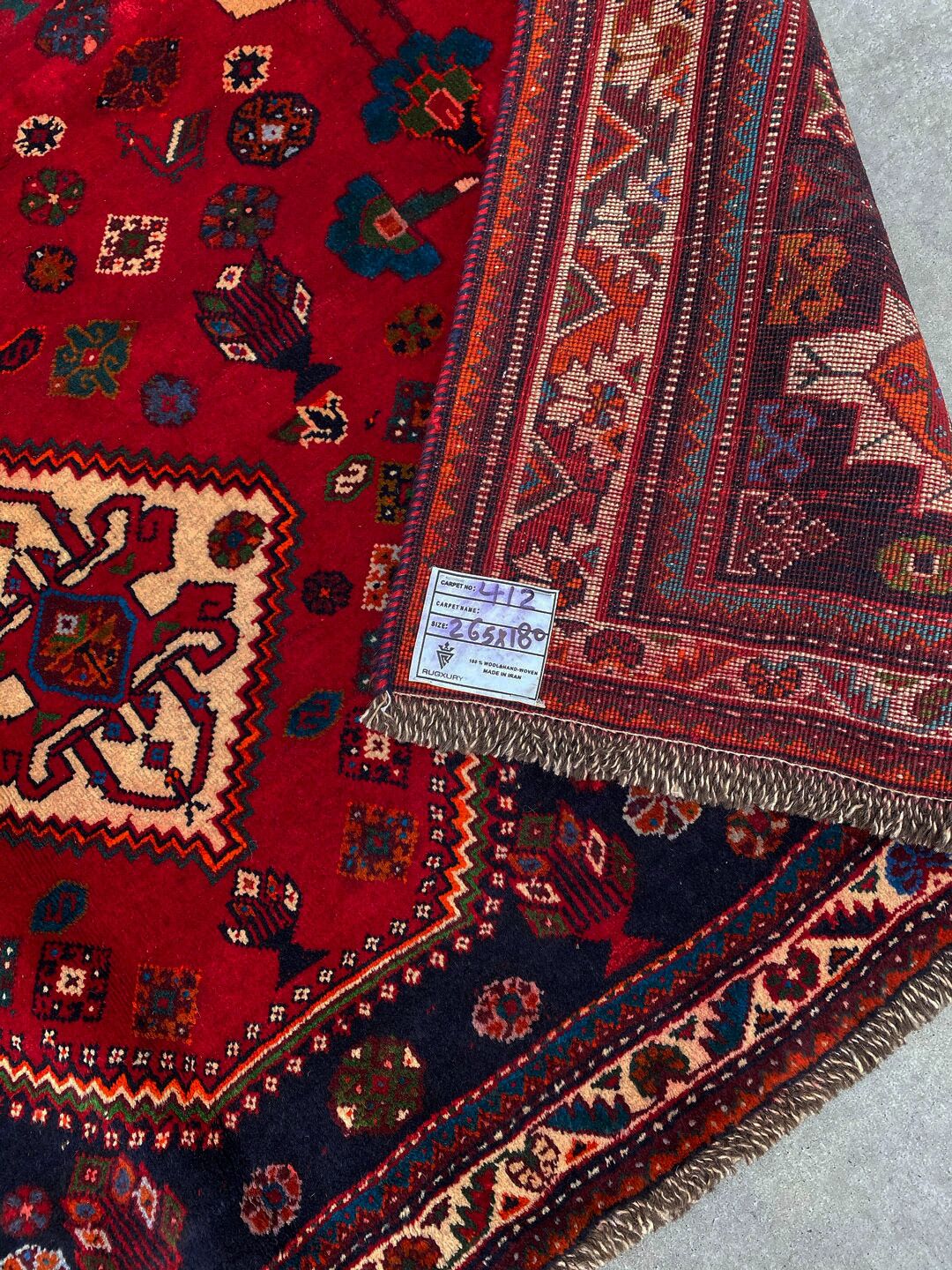 2.6x1.8M Qashghai Shiraz Rug - Image 3