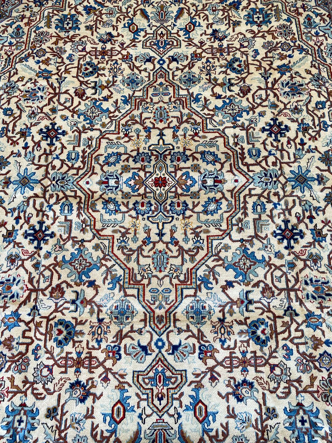3.5x2.6M Antique Persian Kashan Rug - Image 5