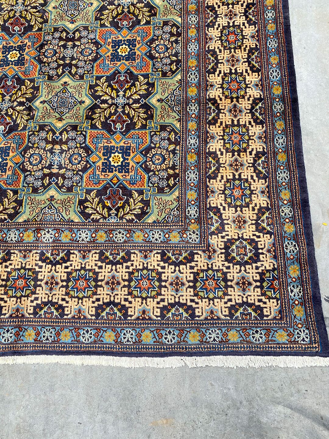 3.8x2.9M Fine Persian Mood Rug - Image 4