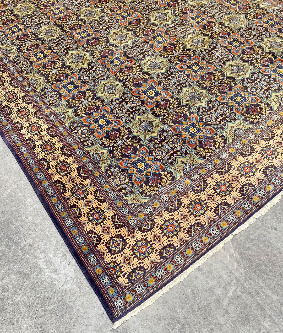 3.8x2.9M Fine Persian Mood Rug - Image 5