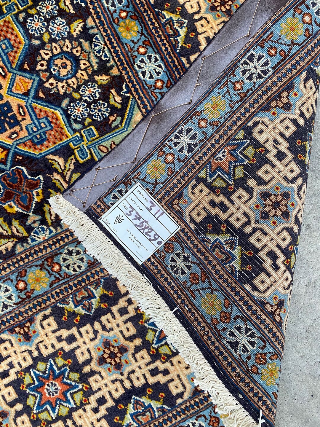3.8x2.9M Fine Persian Mood Rug - Image 8