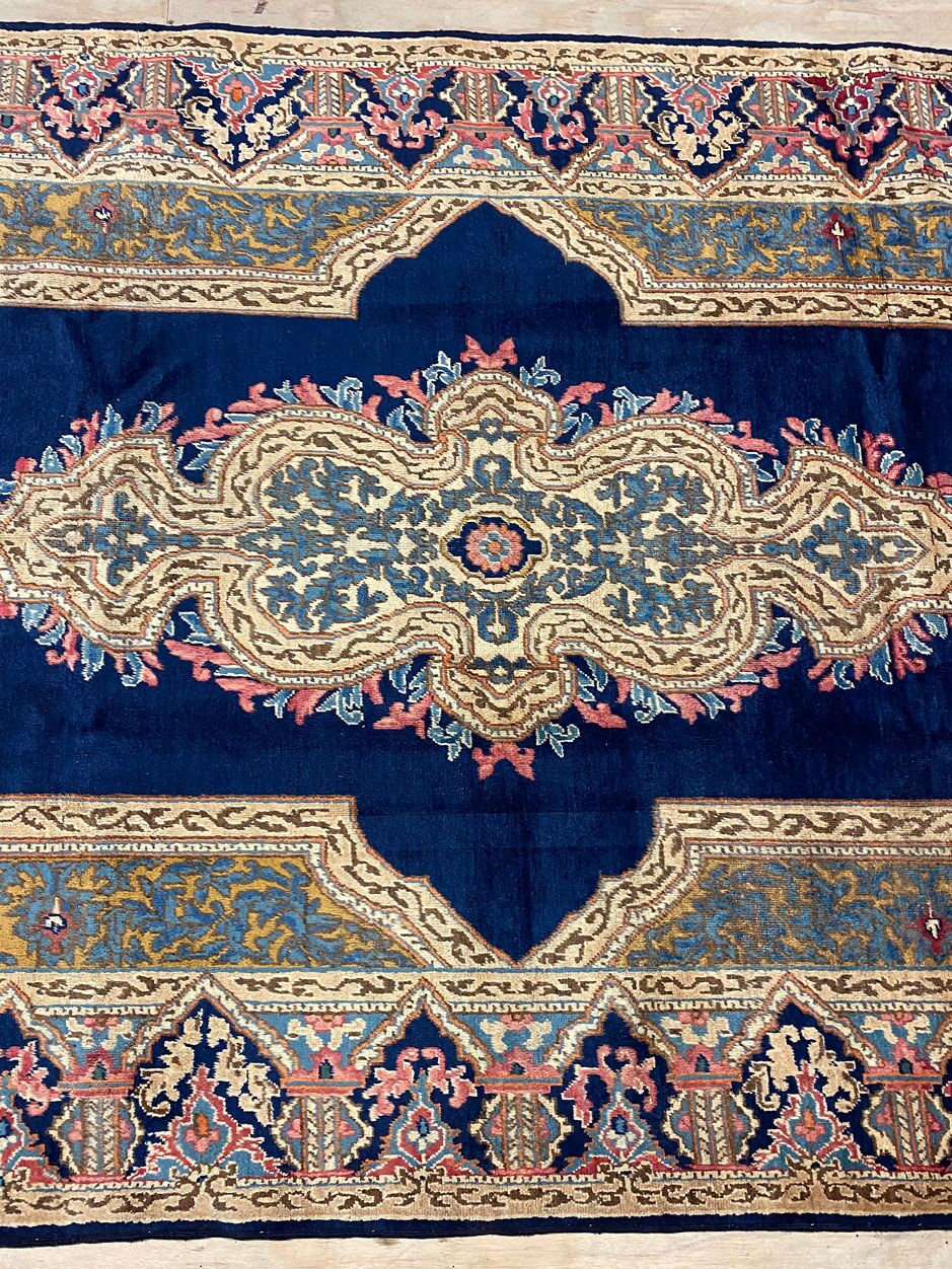 3.7x1.5M Antique Signed Masterpiece Kerman Rug - Image 4