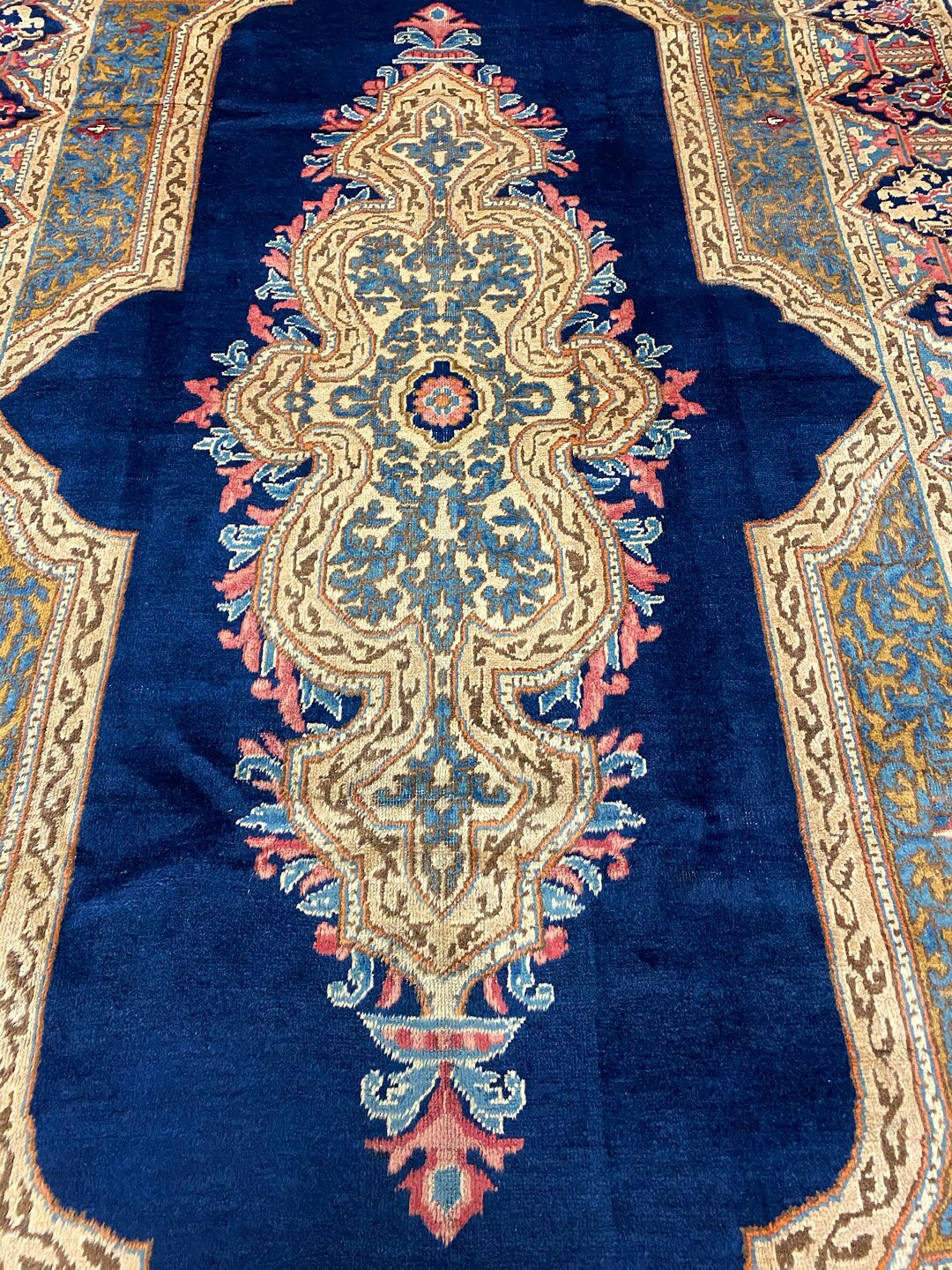 3.7x1.5M Antique Signed Masterpiece Kerman Rug