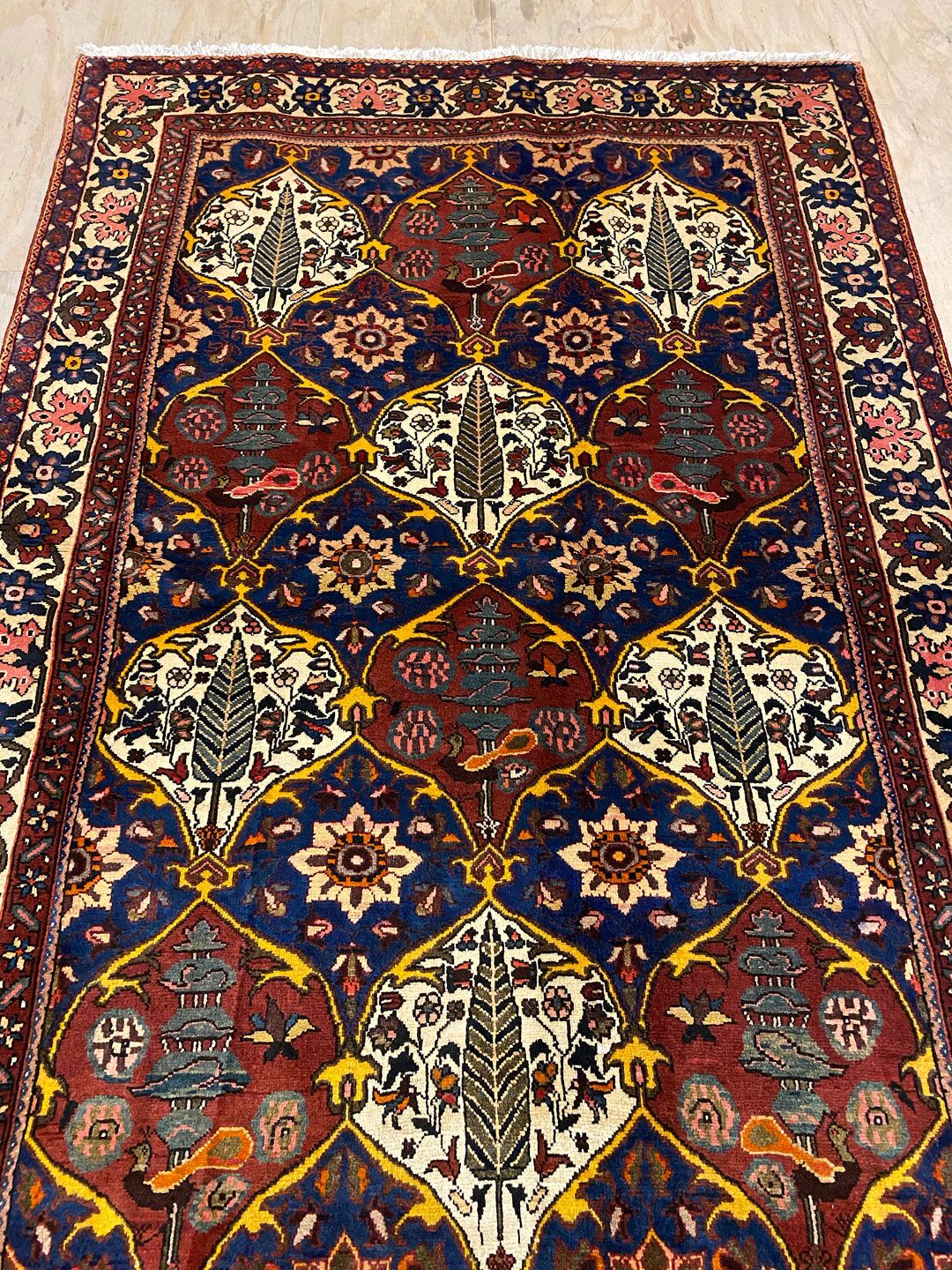 2x1.3M Antique Bakhtiari Persian Rug - Image 2