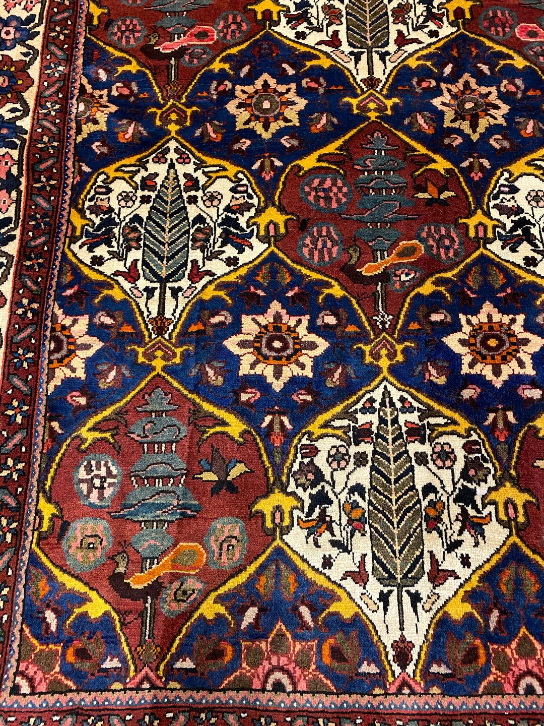 2x1.3M Antique Bakhtiari Persian Rug - Image 3