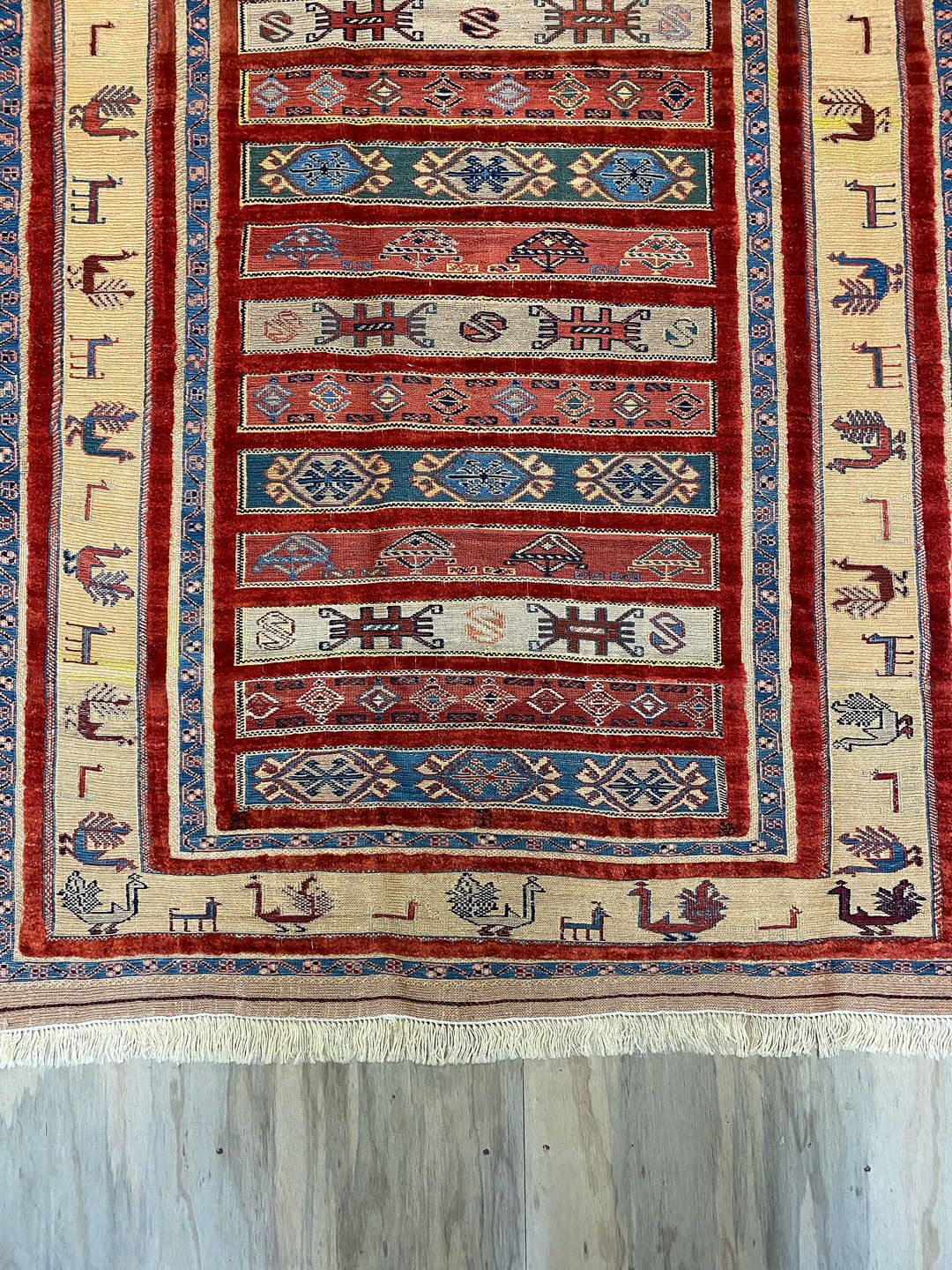 2.1x1.2M Blouchi Handmade Kilim rug - Image 2