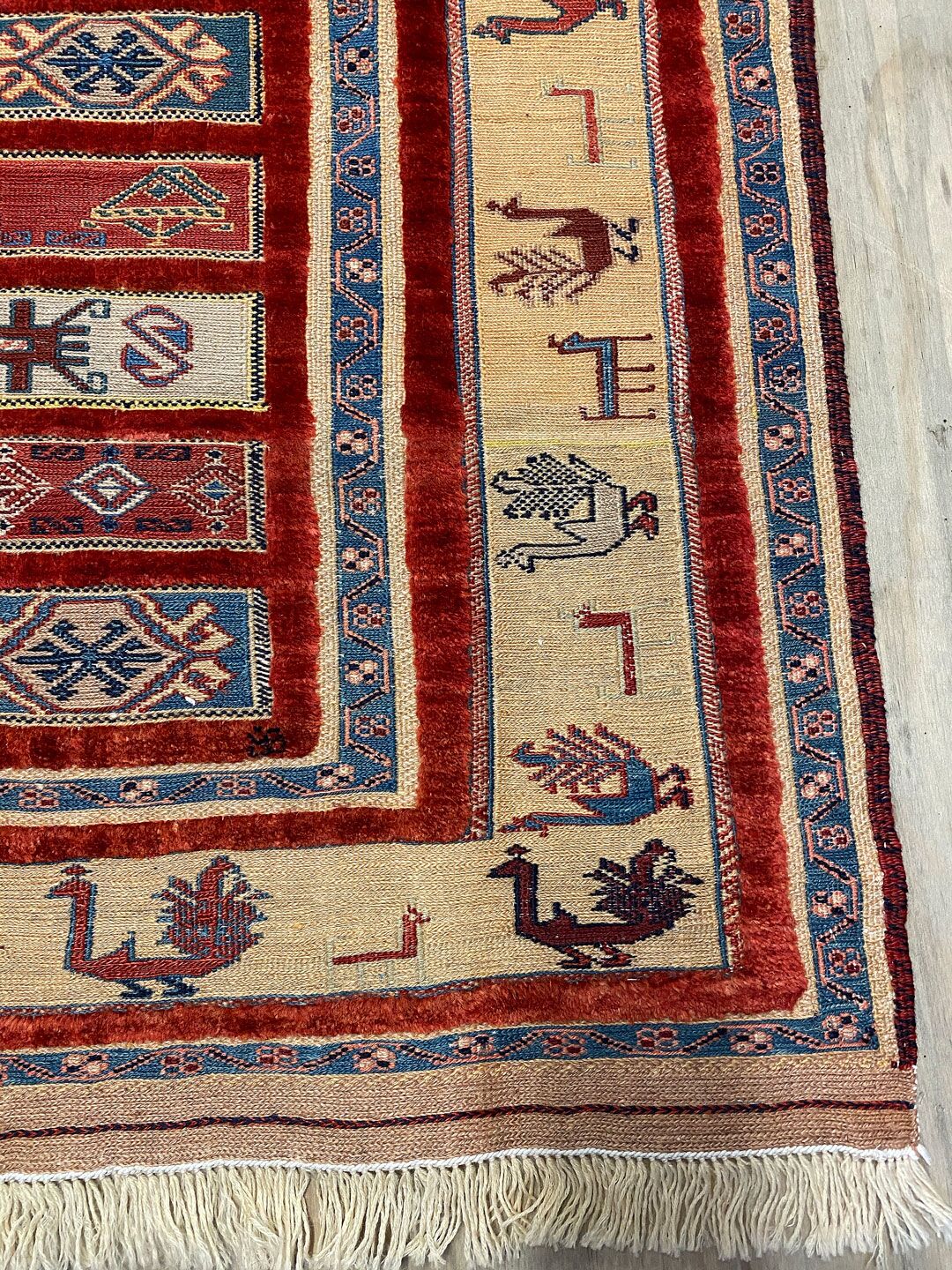 2.1x1.2M Blouchi Handmade Kilim rug - Image 3