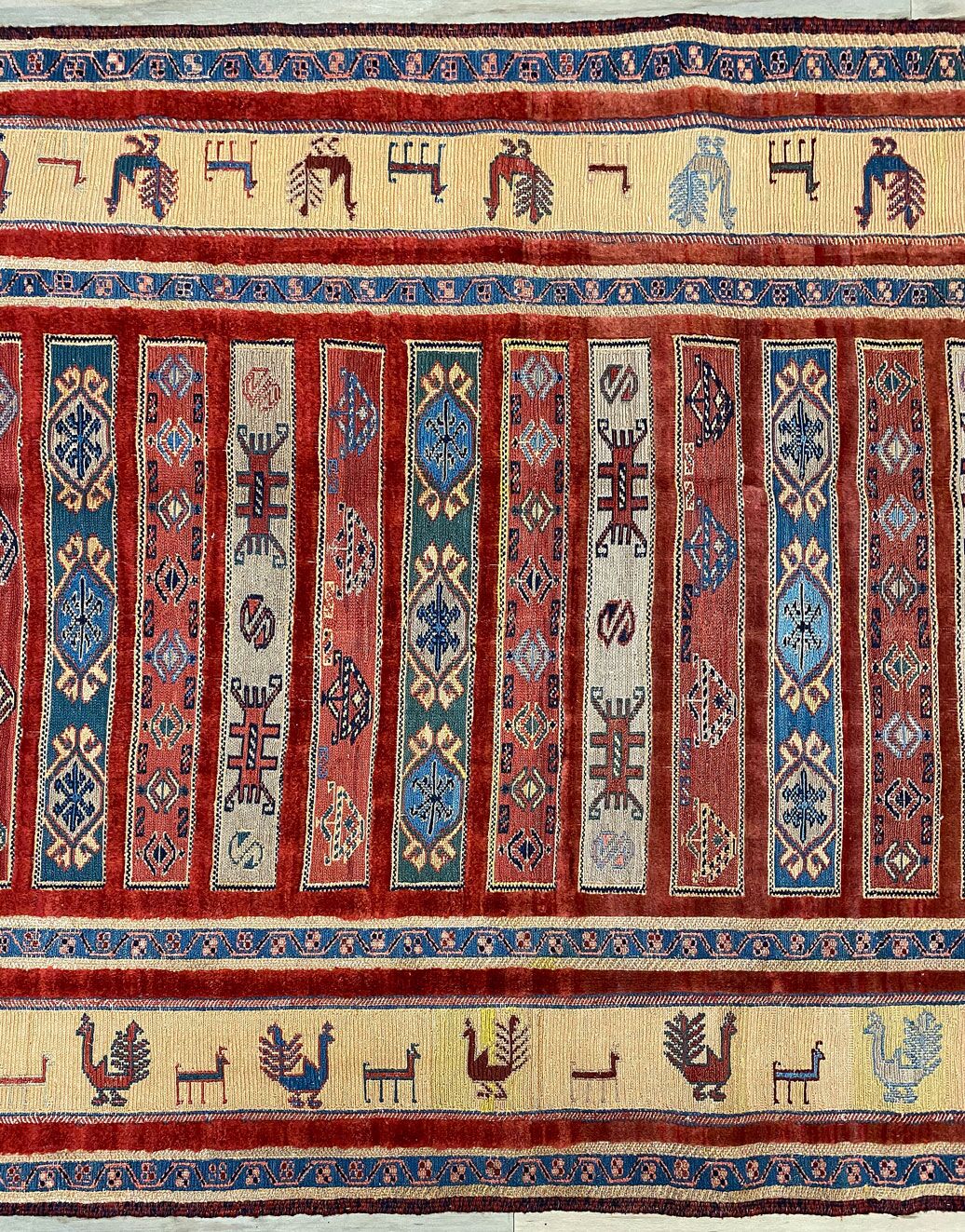 2.1x1.2M Blouchi Handmade Kilim rug - Image 5
