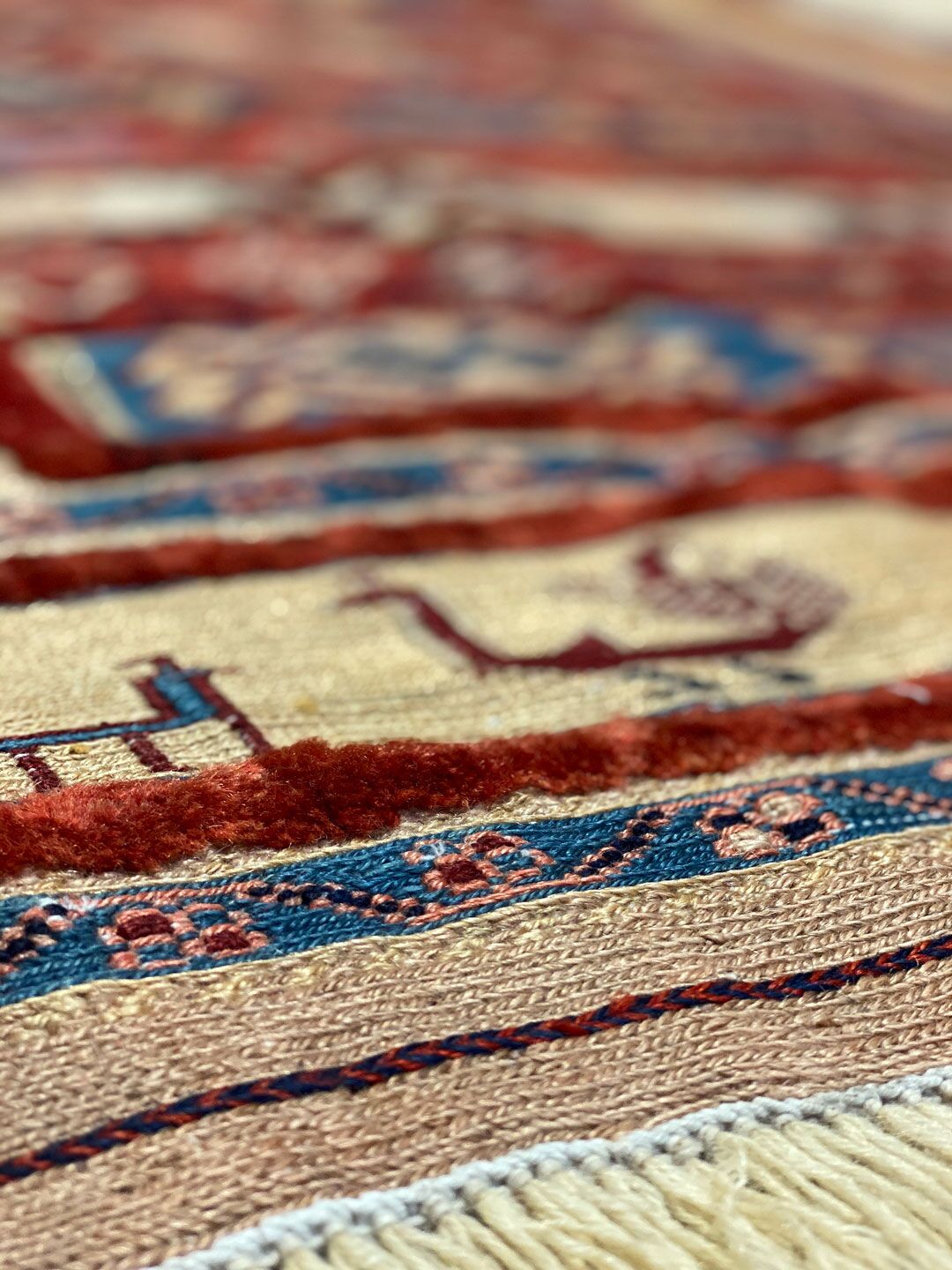 2.1x1.2M Blouchi Handmade Kilim rug - Image 7