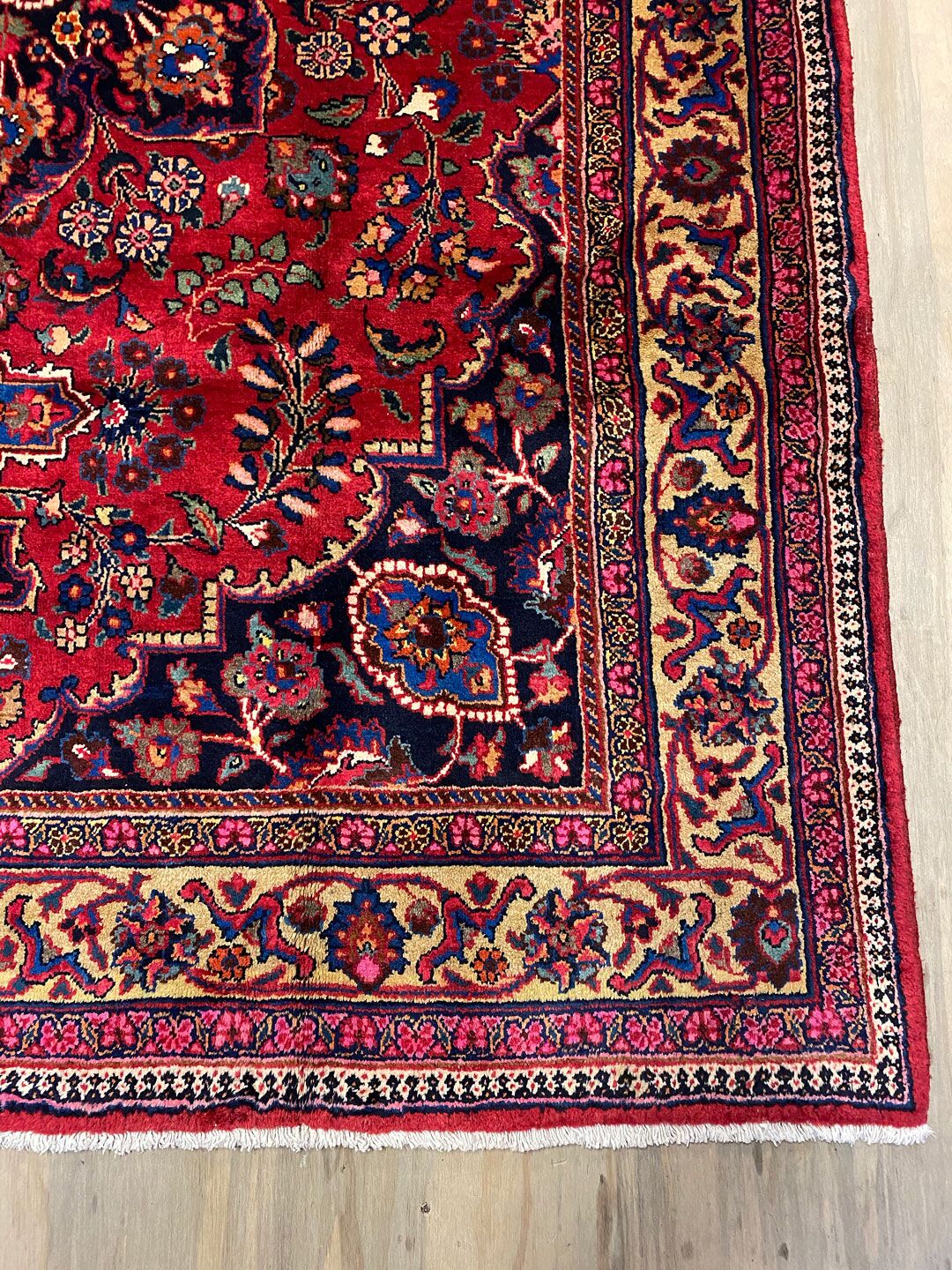 Masterpiece 2.1x1.5M Antique Mashad Persian Rug - Image 2