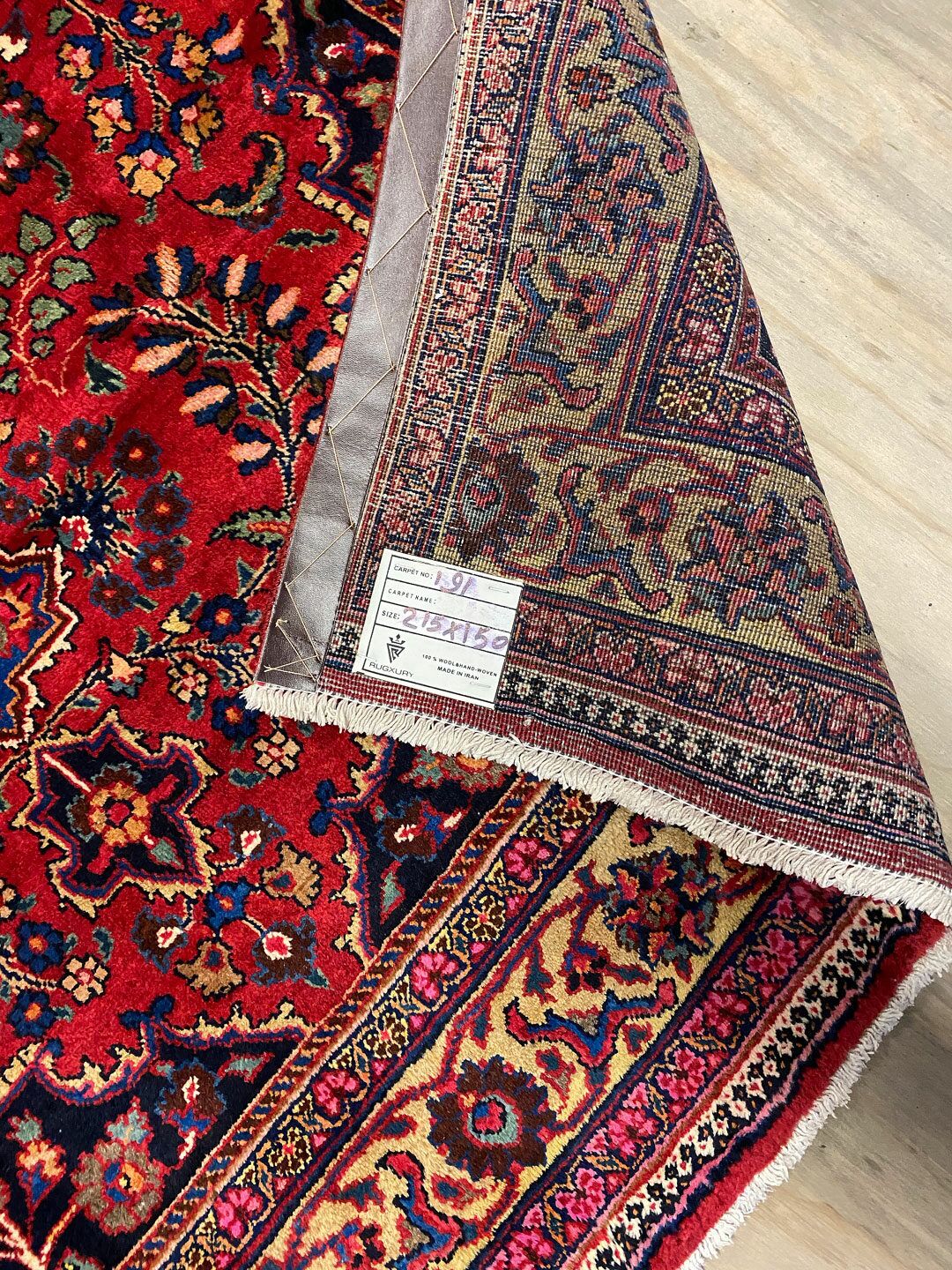 Masterpiece 2.1x1.5M Antique Mashad Persian Rug - Image 7