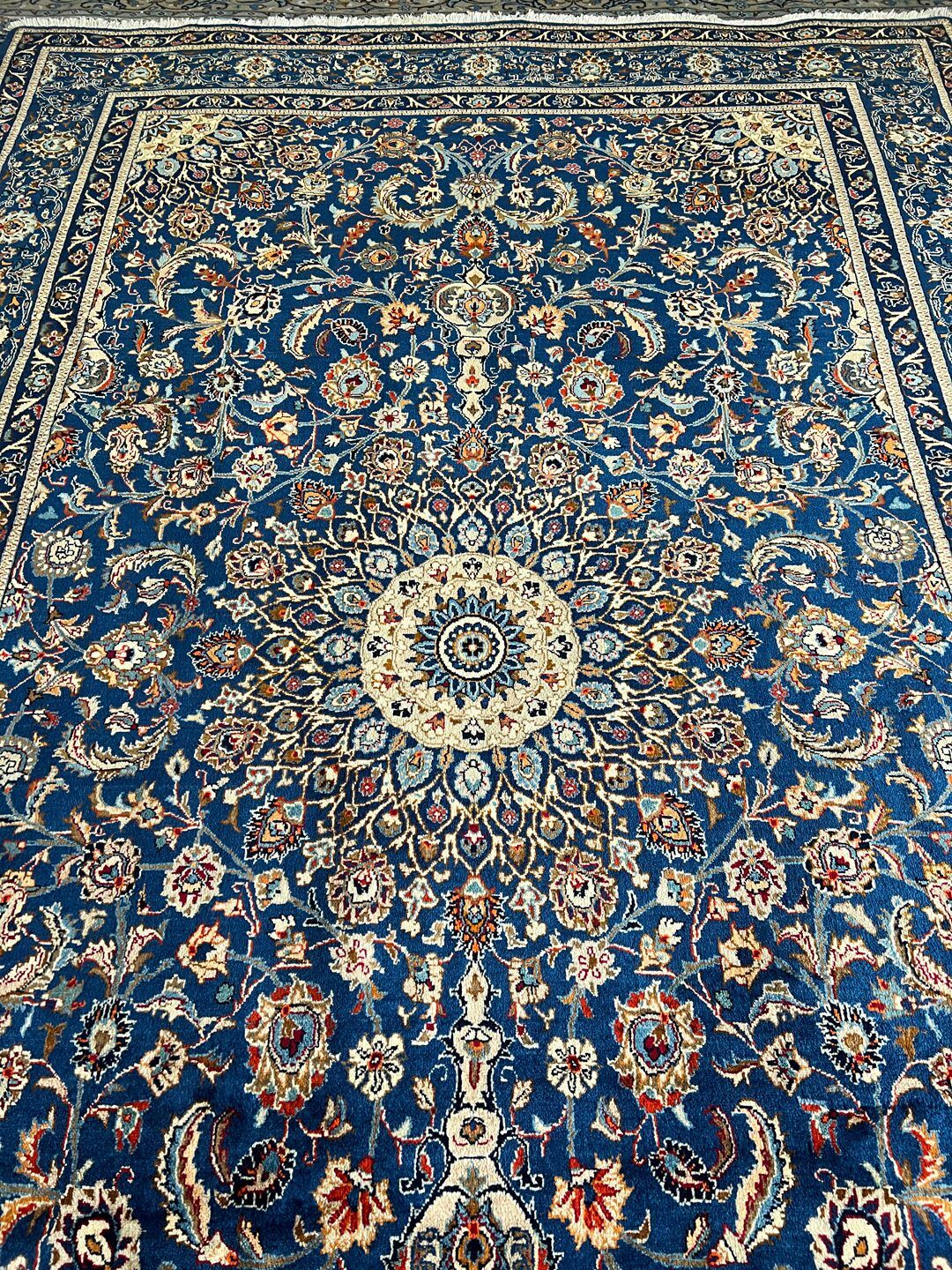 blue kashmar rug