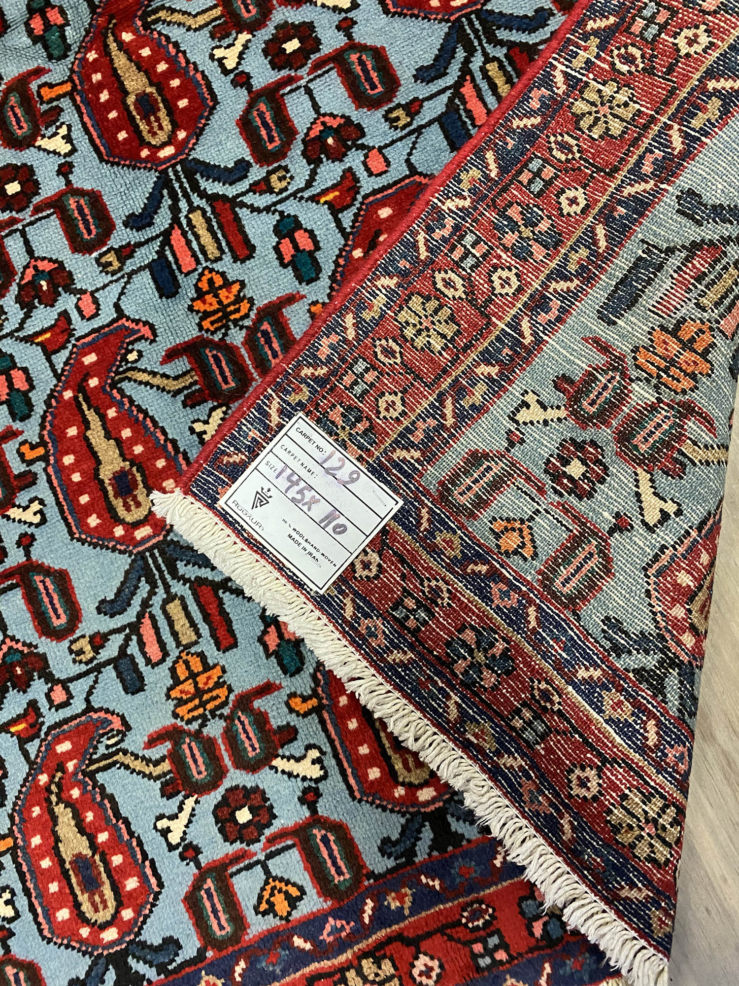 Persian Hamadan Paisley Design (Saveh Boteh) - Image 5