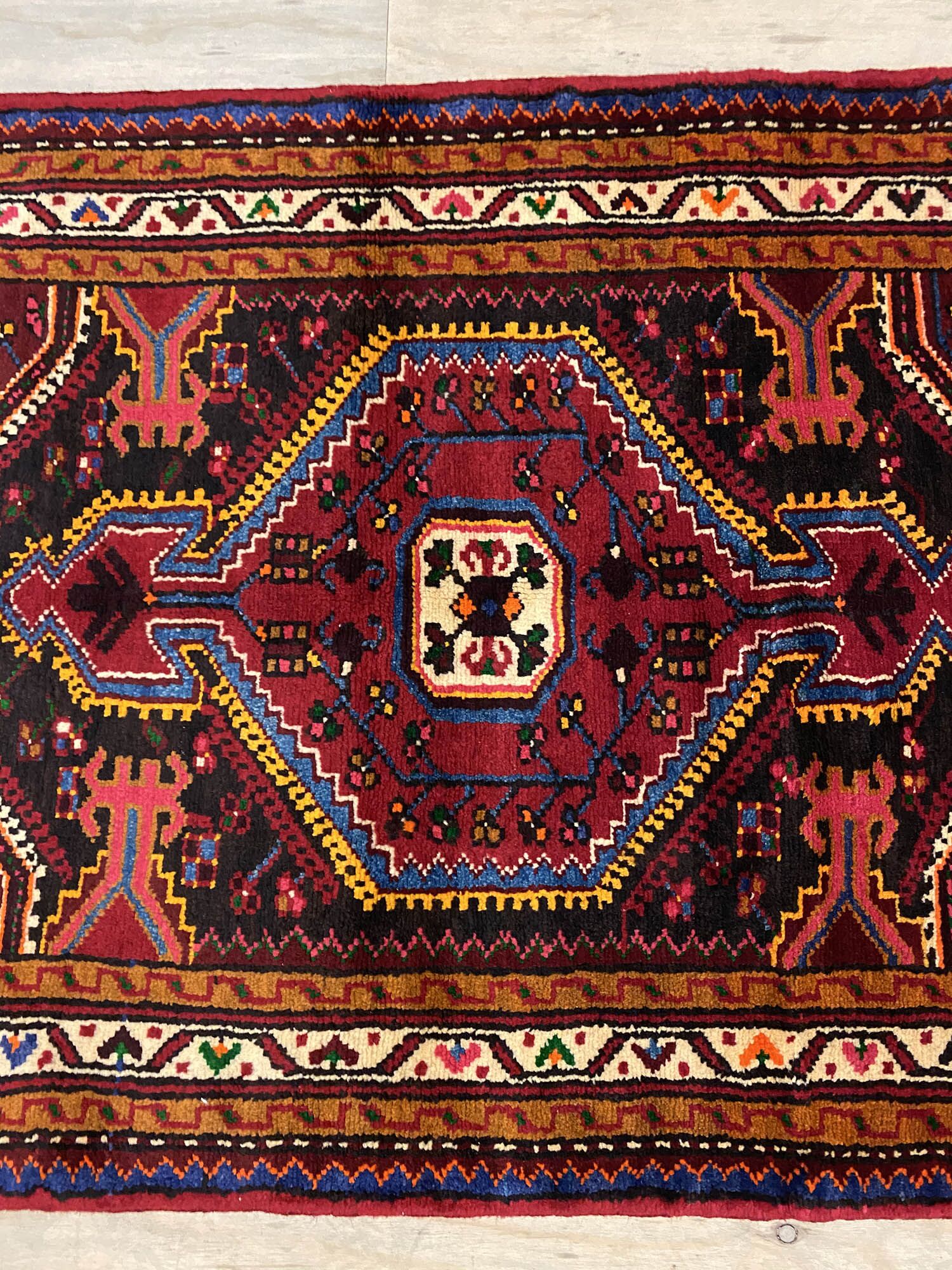 1.3x0.9M Tuserkan Tribal Rug - Image 4