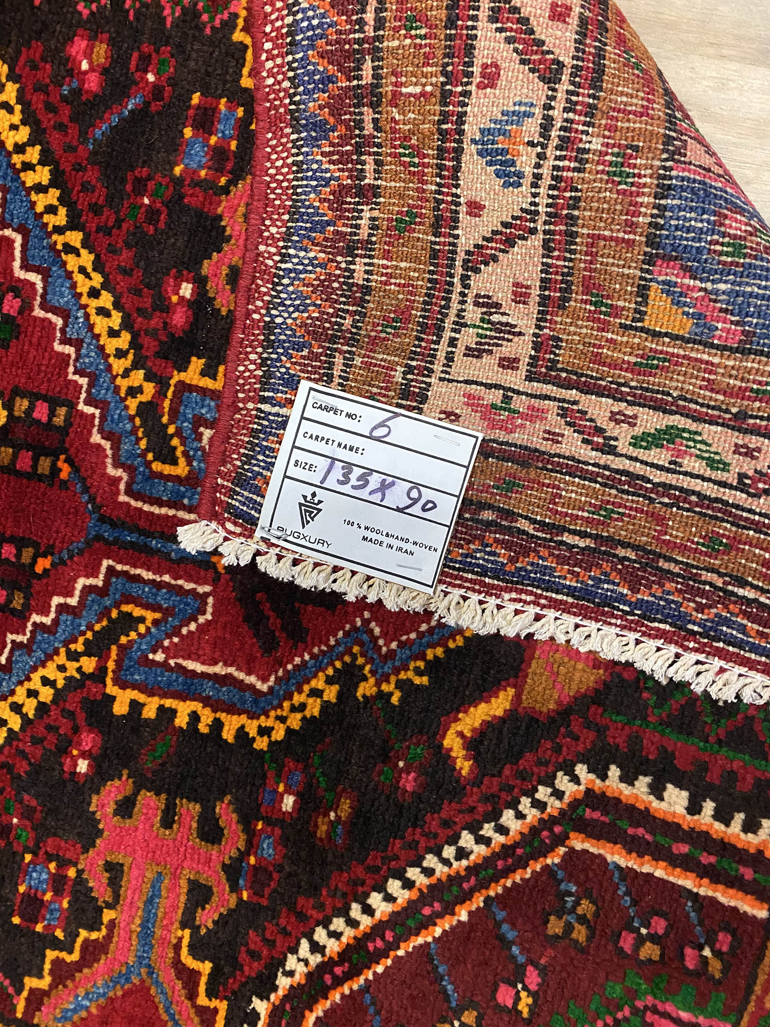 1.3x0.9M Tuserkan Tribal Rug - Image 3